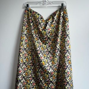 Loft midi skirt with a slit!